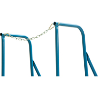 Escabeau roulant avec rails pour acc&egrave;s &agrave; une remorque, 4 marches, Largeur de la marche 22", Hauteur de la plateforme 37", Acier Moffatt Supply & Specialties