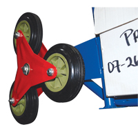 Stair Climbing Hand Truck, Steel Frame, 24" W x 45-3/4" H, 300 lbs. Capacity Moffatt Supply & Specialties