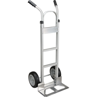 Knocked Down Hand Truck, Dual Handle, Aluminum, 50-5/8" Height, 500 lbs. Capacity Moffatt Supply & Specialties