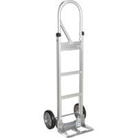 Knocked Down Hand Truck, P-Handle Handle, Aluminum, 52-1/8" Height, 500 lbs. Capacity Moffatt Supply & Specialties