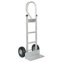 Knocked Down Hand Truck, P-Handle Handle, Aluminum, 52-1/8" Height, 500 lbs. Capacity Moffatt Supply & Specialties