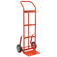 Hand Truck with Reinforced Noseplate - 156RN-HB, Continuous Handle, Steel, 51" Height, 800 lbs. Capacity Moffatt Supply & Specialties