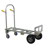 SPTN-JR-T18-SR Spartan Jr. Convertible Hand Truck, Aluminum, 1000 lbs. Capacity Moffatt Supply & Specialties
