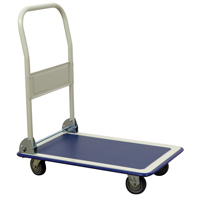 Chariot &agrave; plateforme avec poign&eacute;e pliante, Acier, 440 lb, 29" lo x 19" la, Hauteur 32-1/2" Moffatt Supply & Specialties