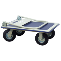 Chariot &agrave; plateforme avec poign&eacute;e pliante, Acier, 660 lb, 35" lo x 23" la, Hauteur 43,5" Moffatt Supply & Specialties