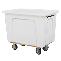 Box Truck, White Polyethylene, 35" L x 24" W x 30" H, 10 cu. Ft. Volume, 450 lbs. Capacity Moffatt Supply & Specialties