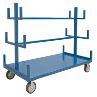 Support mobile pour tuyaux & barres, Acier, 48" la x 36" p x 60" h, Capacit&eacute; de 3000 lb Moffatt Supply & Specialties
