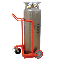Large Liquid Gas Cylinder Truck LCC, Polyurethane Wheels, 20" W x 20" D Base, 1000 lbs. Moffatt Supply & Specialties