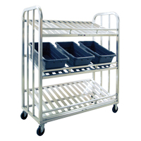 Picking Cart, 3 Tiers, 59" W x 67-1/2" H x 26" D, 1000 lbs. Capacity Moffatt Supply & Specialties