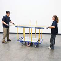 Horizontal Panel Cart, 63-7/16" x 28-1/2" x 40-15/16", 2000 lbs. Capacity Moffatt Supply & Specialties
