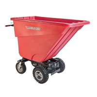Motorized Tilt Truck, 13,5 pi³ Capacity, 45" H x 26-1/2" W x 68" D Moffatt Supply & Specialties