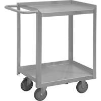 Chariot avec tablettes de calibre industriel, 2 Tiers, 24-1/8" la x 35" h x 42" p, Capacit&eacute; 1200 lb Moffatt Supply & Specialties