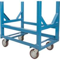 Pipe & Bar Cradle Truck, 24" L x 24" W x 34" H, 2500 lbs. Capacity, Polyurethane Wheels Moffatt Supply & Specialties