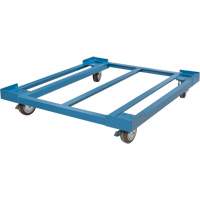 Pallet Dolly, 48.5" W x 43" D x 8" H, 3000 lbs. Capacity Moffatt Supply & Specialties