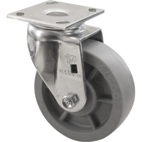 Emaxx Caster, Swivel, 4" (101.6 mm), Envirothane, 1000 lbs. (453.6 kg.) Moffatt Supply & Specialties