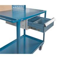 Chariot de service mobile, 2 Tiers, 24" la x 57" h x 40" p, Capacit&eacute; 1200 lb Moffatt Supply & Specialties
