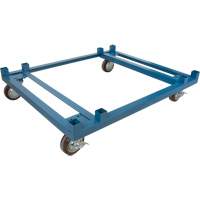 Dolly for Stacking Container, 48.5" W x 40-1/2" D x 10" H, 3000 lbs. Capacity Moffatt Supply & Specialties