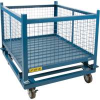 Dolly for Stacking Container, 48.5" W x 40-1/2" D x 10" H, 3000 lbs. Capacity Moffatt Supply & Specialties