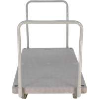 Heavy Duty Plastic Platform Truck, 60" L x 30" W, 3000 lbs. Cap., Polyurethane Wheels Moffatt Supply & Specialties