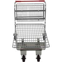 Nestable Wire Cart, Steel, 28-3/4" x 37-1/16" x 59-5/8", 275 lbs. Capacity Moffatt Supply & Specialties