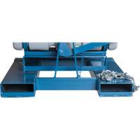 Self-Dumping Hopper, Polyethylene, 1-1/10 cu.yd, Grey Moffatt Supply & Specialties