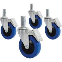 Mini roulette de 4" avec goupille verrouillable Moffatt Supply & Specialties