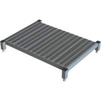 Adjustable Height One-Step Work Platform, 24" W x 36" D, 800 lbs. Capacity, All-Welded Moffatt Supply & Specialties