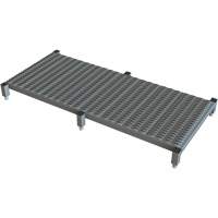 Plateforme de travail en une &eacute;tape &agrave; hauteur r&eacute;glable, 24" la x 59" pr, Capacit&eacute; de 800 lb, Enti&egrave;rement soud&eacute; Moffatt Supply & Specialties
