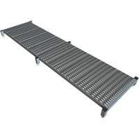 Plateforme de travail en une &eacute;tape &agrave; hauteur r&eacute;glable, 24" la x 97" pr, Capacit&eacute; de 800 lb, Enti&egrave;rement soud&eacute; Moffatt Supply & Specialties