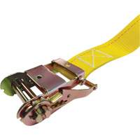 Ratchet Strap, E-Track System, 2" W x 12' L, 1333 lbs. (605 kg) Working Load Limit Moffatt Supply & Specialties