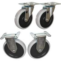 Flat Shelf Cart Caster Kit Moffatt Supply & Specialties