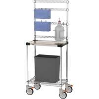 Poste de d&eacute;sinfection, Acier inoxydable, 24" x 60" x 14", Capacit&eacute; 900 lb Moffatt Supply & Specialties