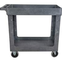 Utility Service Cart, 2 Tiers, 16-1/2" x 32-1/2" x 34-1/2", 550 lbs. Capacity Moffatt Supply & Specialties