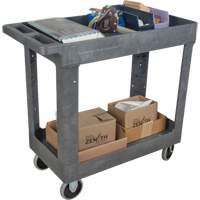 Utility Service Cart, 2 Tiers, 16-1/2" x 32-1/2" x 34-1/2", 550 lbs. Capacity Moffatt Supply & Specialties