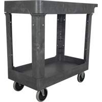 Utility Service Cart, 2 Tiers, 16-1/2" x 32-1/2" x 34-1/2", 550 lbs. Capacity Moffatt Supply & Specialties