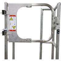 EdgeHalt&reg; Ladder Safety Gate, 20-7/8" H x 30"- 40" W Moffatt Supply & Specialties