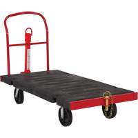 Towable Platform Cart, 64-1/4" L x 30-1/2" W, 2500 lbs. Cap., Polyolefin Wheels Moffatt Supply & Specialties