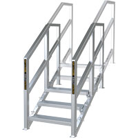 3-5 Step Telescopic Aluminum Smart Stairs Moffatt Supply & Specialties
