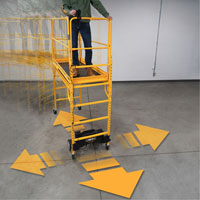 Syst&egrave;me de motorisation pour &eacute;chafaudage Climb-N-Go Moffatt Supply & Specialties