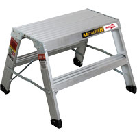 Poste de travail chevalet de sciage portatif, Cadre Aluminium, 12-1/4" p x 24" h Moffatt Supply & Specialties