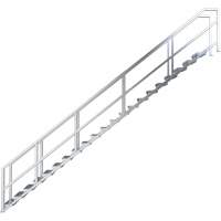 SmartStairs 17-21 Steps Modular Construction Stair System, 157-1/2" H Moffatt Supply & Specialties