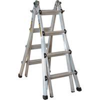 Telescoping Multi-Position Ladder, Aluminum, 300 lbs., CSA Grade 1A Moffatt Supply & Specialties