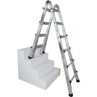 Telescoping Multi-Position Ladder, Aluminum, 300 lbs., CSA Grade 1A Moffatt Supply & Specialties