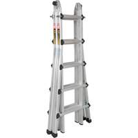 Telescoping Multi-Position Ladder, Aluminum, 300 lbs., CSA Grade 1A Moffatt Supply & Specialties