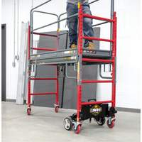 Trousse compl&egrave;te d'&eacute;chafaud motoris&eacute; Buildman Baker 6', 31" p x 118-3/4" h Moffatt Supply & Specialties