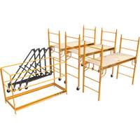 Trousse compl&egrave;te de tour d'&eacute;chafaudage pour cloison s&egrave;che de 18', 122" p x 236" h Moffatt Supply & Specialties