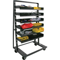 Single-Sided Heavy Duty A-Frame Cart with 6 Trays, 38" x 25" x 63", 2500 lbs. Capacity Moffatt Supply & Specialties