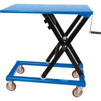 Manual Scissor Lift Table, 37-3/8" L x 23-5/8" W, Steel, 660 lbs. Capacity Moffatt Supply & Specialties