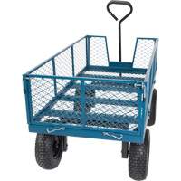Wagon with Drop Sides, 24" W x 48" L, 800 lbs. Capacity Moffatt Supply & Specialties