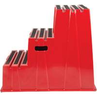 Escabeau industriel, 3 marches, 34-13/16" x 22-7/16" x Hauteur 28-1/2" Moffatt Supply & Specialties